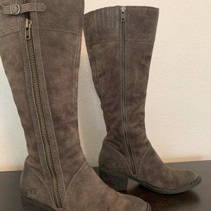 Born Suede Leather Tall Boots